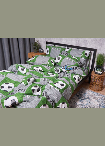 Комплект постельного белья Бязь Gold Люкс «» Детский 110х140 наволочки 2х40х60 (MS-830000049) Moon&Star Football (293173180)