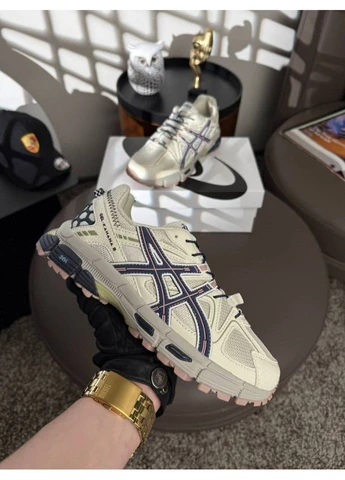 ASICS Beige Navy No Brand Gel-Kahana 8 синие (390497693)