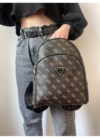 Жіночий рюкзак Guess Backpack Brown портфель Гес коричневий No Brand (362495138)