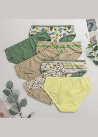 Набор подростковых трусиков-неделька для девочек (7 шт.) Nicoletta Трусики (304030111)