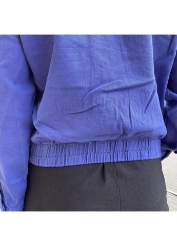 Фіолетова куртка джинсова жіноча укорочена піджак коттон кнопки м фіолетова No Brand