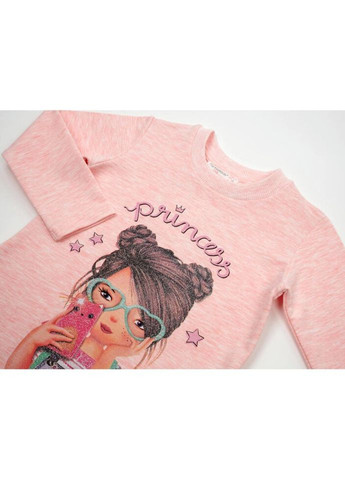 Персиковое платье princess (6750-98g-peach) Pop Fashion (300625108)