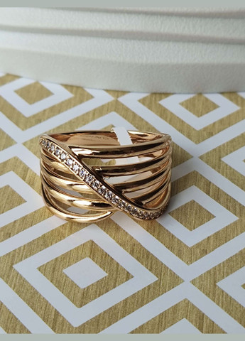 Каблучка позолочена ксюпінг xuping позолота медичне золото Xuping Jewelry (337114030)