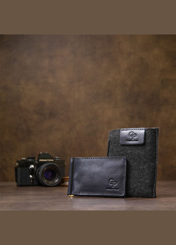 Мужской кожаный зажим для денег 11476 Grande Pelle (329149417)