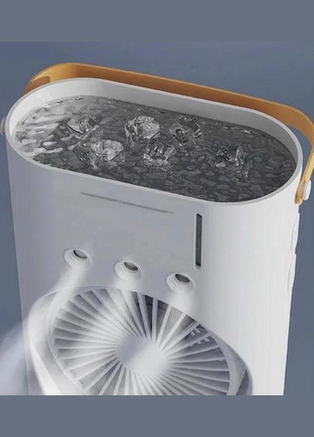 Вентилятор-кондиционер увлажнитель настольный Double-ended Spray Fan (3 скорости) + Пульт + Пакеты для льда в комплекте Monocrystal (338623835)