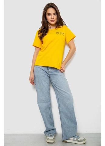 Футболка женская с принтом,, 244R2369-5, 50, XL Ager - (394180646)