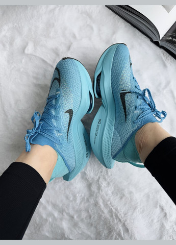 Кросівки жіночі і чоловічі Nike Air Zoom Alphafly Next 2 Blue Black | Найк Аір Зум Альфафлай блакитні No Brand блакитні демісезони (339775750)