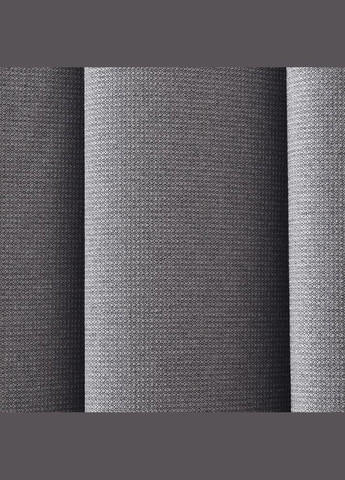 Комплект штор 2 шт Мешковина Лен 250х250 см, шторы, гардины портьеры со шторной тесьмой графит IDEIA (328069149)