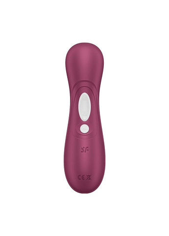 Вакуумный клиторальный стимулятор Pro 2 Generation 3 Liquid Air, бордовый Satisfyer (303885398)