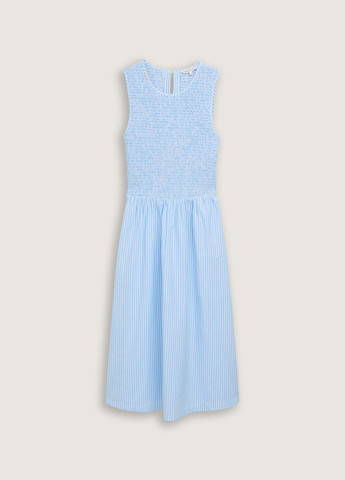 Голубое платье Tom Tailor однотонное
