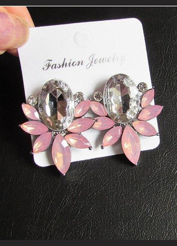 Красиві сережки в стразах Фіона Fashion Jewelry (336950532)