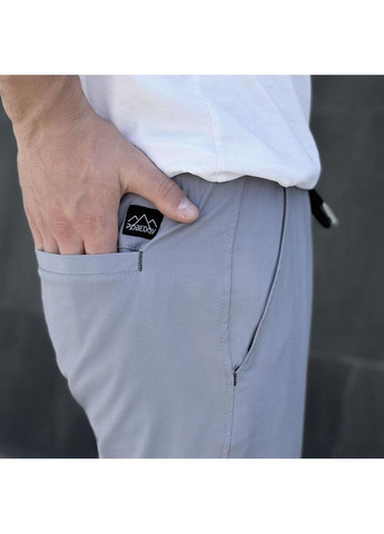 Чоловічі демісезонні спортивні штани сірі No Brand (354308101)