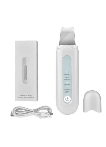 Скрабер портативный ультразвуковой для чистки лица с EMS и ионизацией Beauty Effect WAU-55 Beauty Face (302395787)