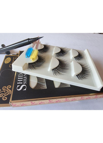 Наращивание многоразовые ресницы Микс 3: Классика / Кукла / Лисичка + Маркер подводка для надевания Magnetic Lashes (366668528)