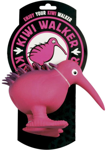 Игрушка для собак Птица кивы 8.5 см Розовая (8596075000158) Kiwi Walker (279572365)