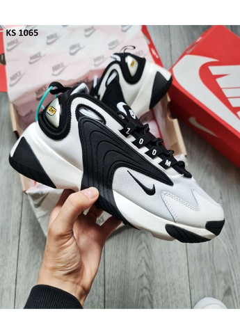 КРОСІВКИ ЖІНОЧІ NIKE AIR ZOOM 2K WHITE BLACK НАЙК АІР ЗУМ 2К No Brand чорні демісезони (368887702)