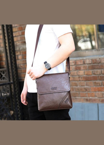 Мужская сумка планшет эко кожа Коричневый No Brand (301212254)