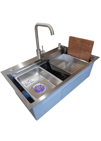 Комплект кухонной мойки HM 7546 Satin Kraft (349512646)