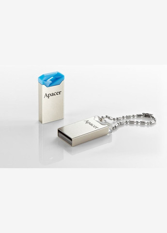 Флеш-накопитель USB 32GB AH111 Silver/Blue (AP32GAH111U-1) Apacer (336957618)