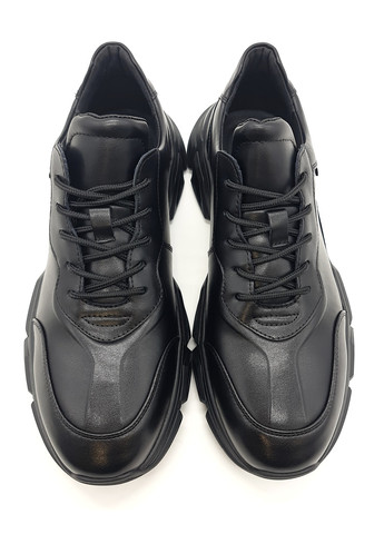 Черные чоловічі туфлі чорні шкіряні ya-11-14 28 см (р) Yalasou