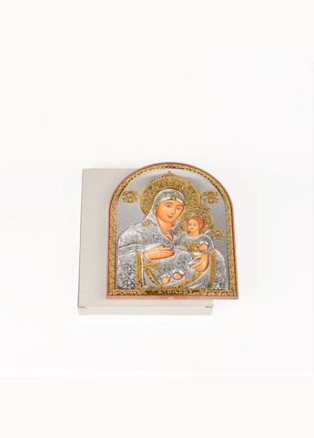 Вифлеемская Икона Божией Матери 4х5,6см арочной формы на пластиковом киоте Silver Axion (265446309)