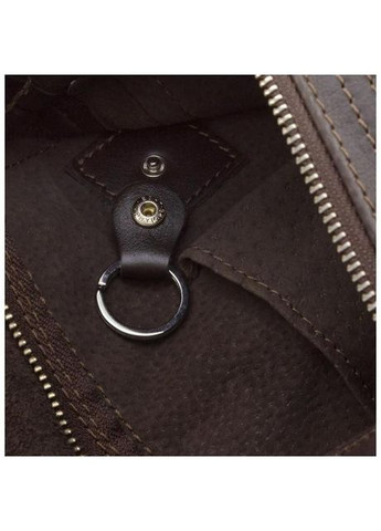 Сумка месенджер чоловіча шкіряна через плече Чорний Crazy Horse 40683 Grande Pelle (361348751)