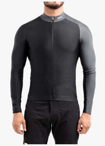 Джерси мужское Essential Road Mid L Jersey, Uranium Black/ylvanite Grey, POC (334671385)