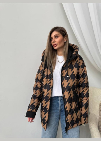 Черная демисезонная демисезона двусторонняя куртка ''айва'' куртка-лайнер, куртка-одеяло, куртка-пиджак, куртка-пальто, куртка-трансформер Mirage