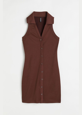 Коричневое платье лето,коричневый, divided H&M