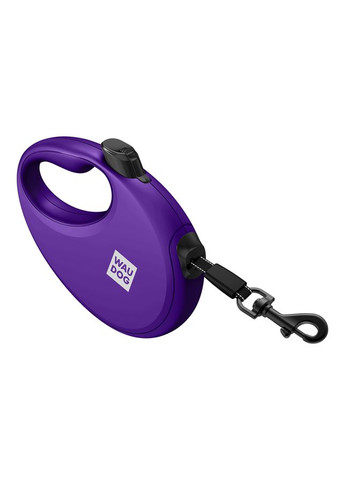 Повідець-рулетка WAUDOG R-leash для собак до 40 кг 5 м світловідбивна стрічка контейнер для пакетів ProDobro (373221157)