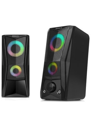 Акустическая система (EL121100017) Real-El S-107 USB Black (366157518)