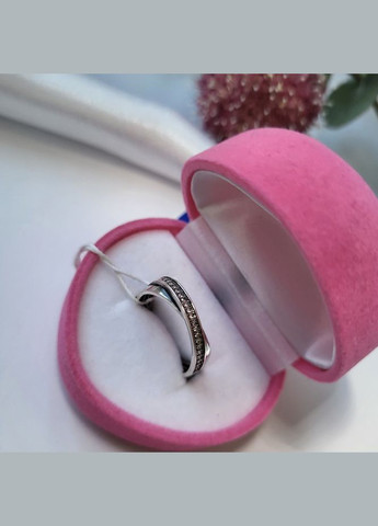 Серебряное кольцо Дорожка Белыми камнями 16.5 размер серебро 925 пробы Черненное 11070 2.04г No Brand (306742858)