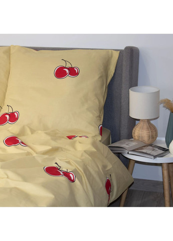 Евро комплект постельного белья Бязь с наволочками 70*70 см, 115 гр/м2 Coffee Cherry Коричневый (20170200215) ТЕП (365851682)