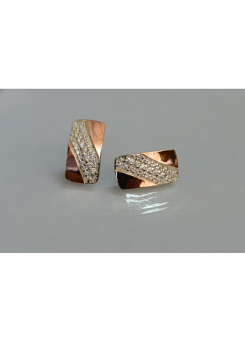 Сережки срібні з золотом Silver Style (367112872)