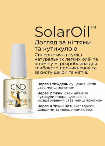 Масло для ногтей и кутикулы Solar Oil 7,3 мл CND (346241806)