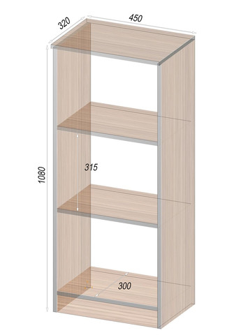 Тумба офісна ОПМ-1 Континент (316093087)