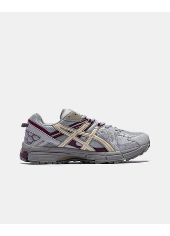 Серые демисезонные кроссовки мужские asics gel-kahana 8 grey / red trail running асикс гель кахано No Brand