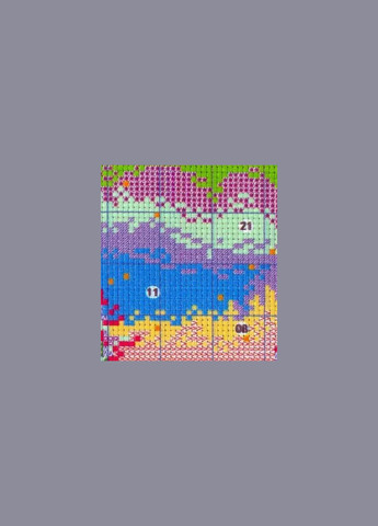 Набір для вишивання за нанесеною на канву схемою "Winter deer". AIDA 14CT printed, 53*38 см Joy Sunday (313613316)