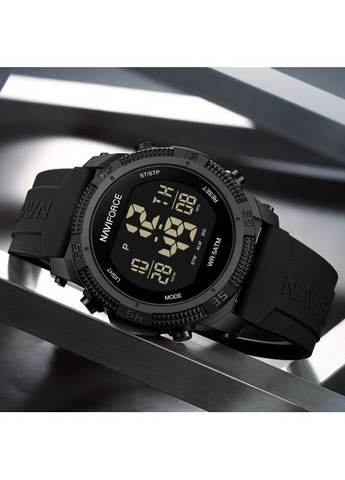 Europe Armor Black, 2 ремешка quartz спортивный Naviforce (361660386)