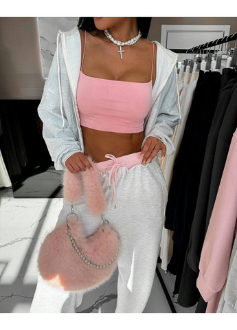 Женский спортивный костюм с укороченными худыми и широкими брюками. MonCher (349453443)