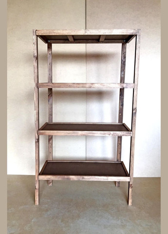 Етажерка розбірна з дерева Честер 4 полиці 40х80х150 капучино (ЄТЖ-844080150) No Brand (327865968)