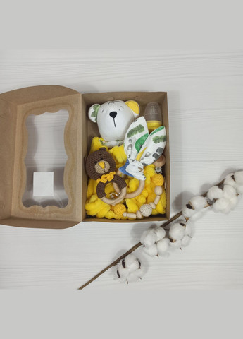 Комфортер Ведмедик, брязкальце ніблер a.l.babybox Діно No Brand (315487994)