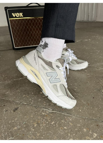 Сірі Осінні кросівки чоловічі new balance 990 brown grey нью беланс 990 No Brand