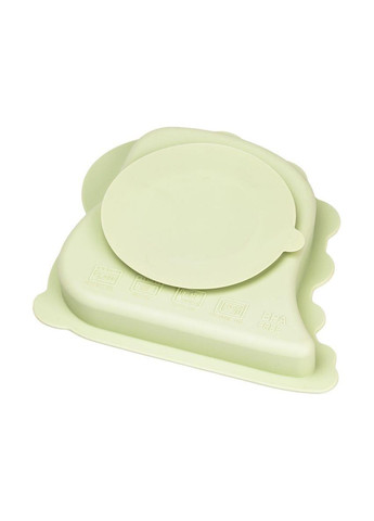 Дитячий набір силіконового посуду 3 предмети зелений HP34545G TS Kitchen (368767385)