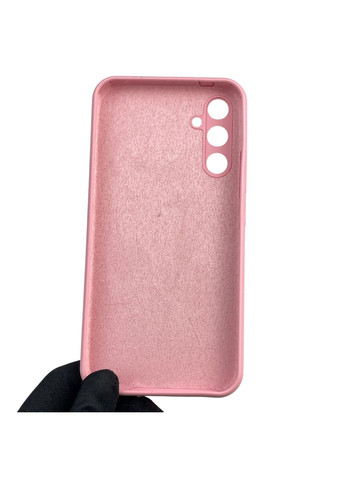 Чохол для Galaxy A34 5G (SM-A346E) силіконовий з мікрофіброю нековзний на самсунг а34 5г рожевий Samsung (366387138)