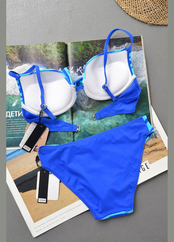 Блакитний літній купальник жіночий блакитного кольору чашка b бікіні Let's Shop