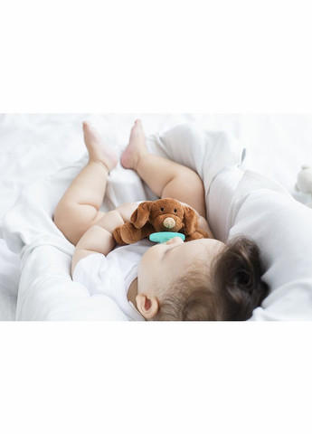 Пустушка силіконова з м'якою іграшкою Sleep Buddy Moi, 0+ міс. () MinikOiOi 101010008 (335030304)
