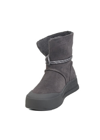 Зимние ботинки темносерый (2073ц1) Spagna из натуральной замши