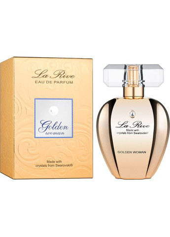 Парфумована вода Golden Woman Made with Swarovski elements 75 мл (5901832061175) La Rive (370849109)