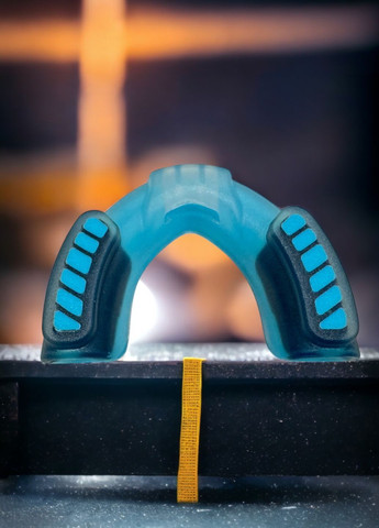 Капа для бокса боксерская мма боксу капу боксеров бокс GDragon Sport на зубы термопластик трехслойная Голубая 1_1_L_5 No Brand (322456188)